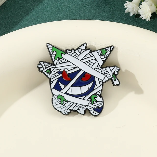 pin de gengar negro vendado