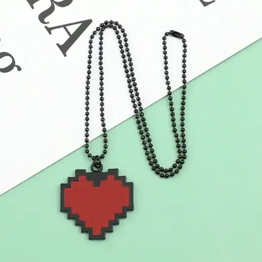Minecraft collar corazón