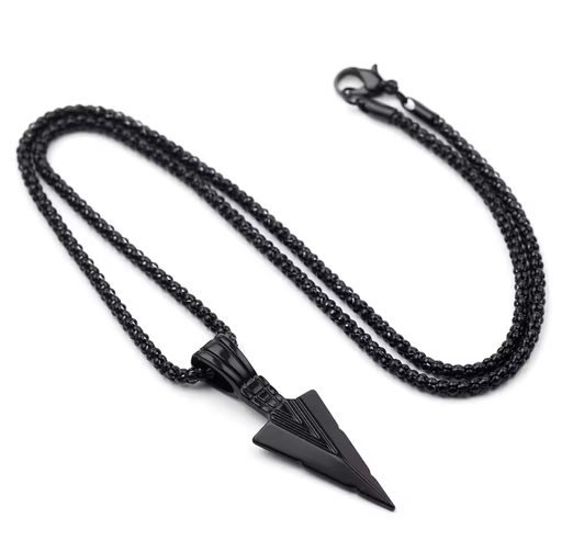 collar de flecha metálico 