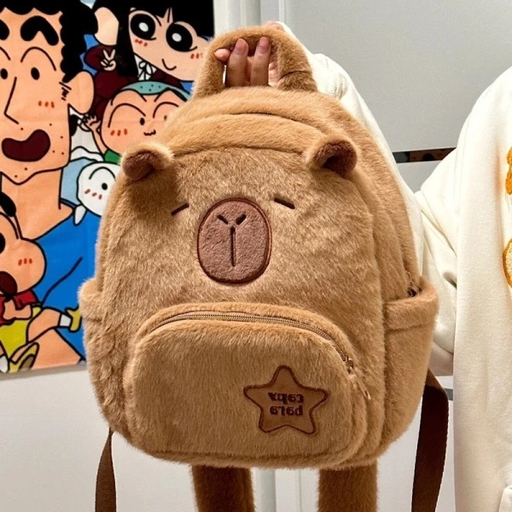 Mochila de felpa capibara 